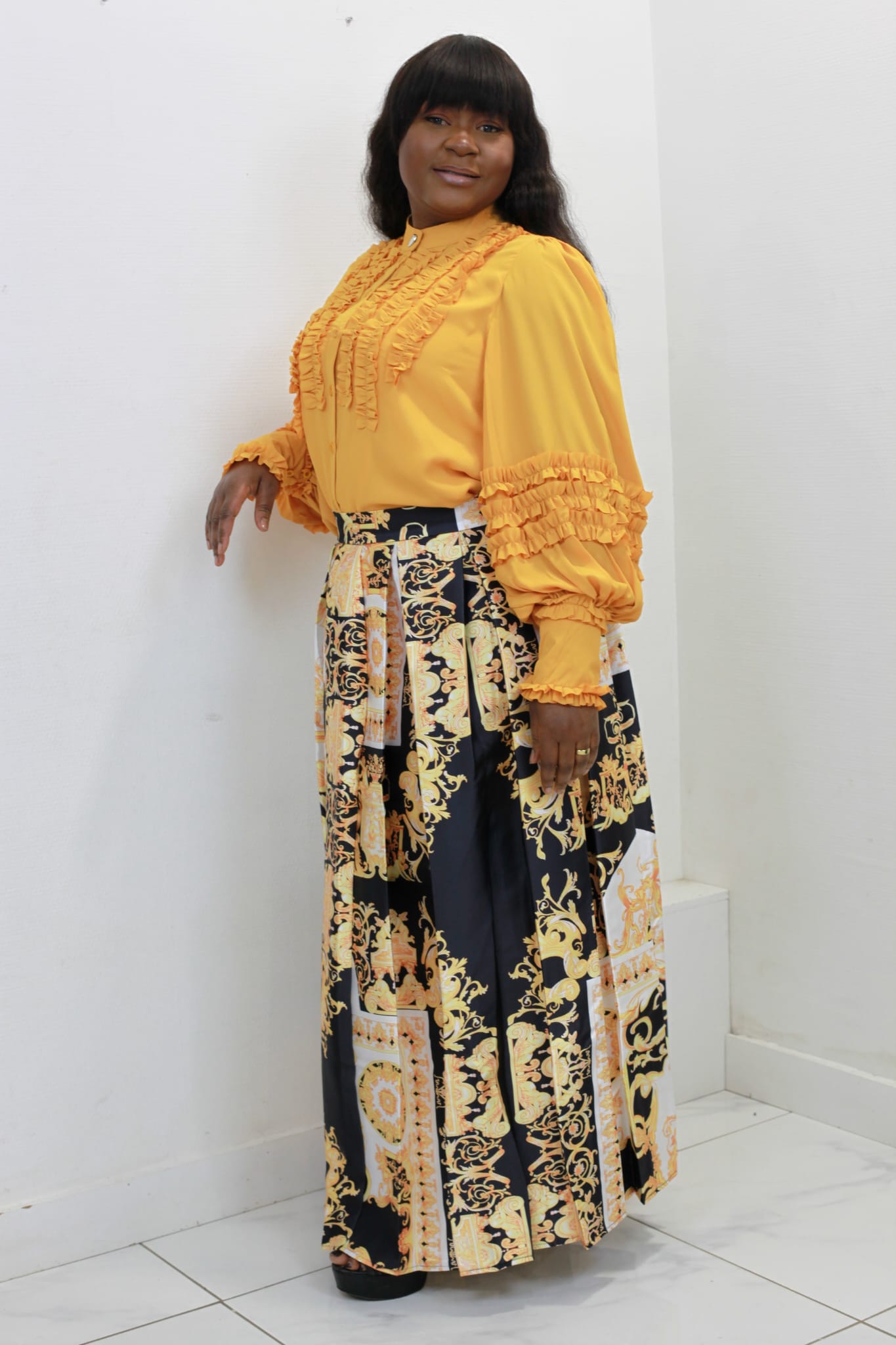 Blouse Bouffante Jaune
