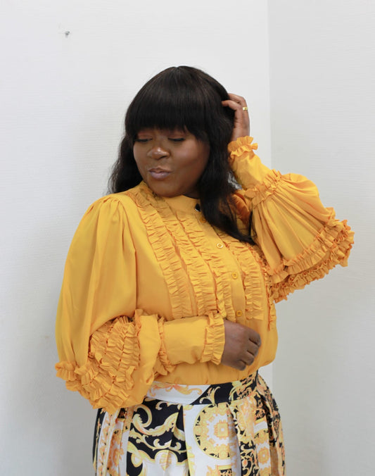 Blouse Bouffante Jaune