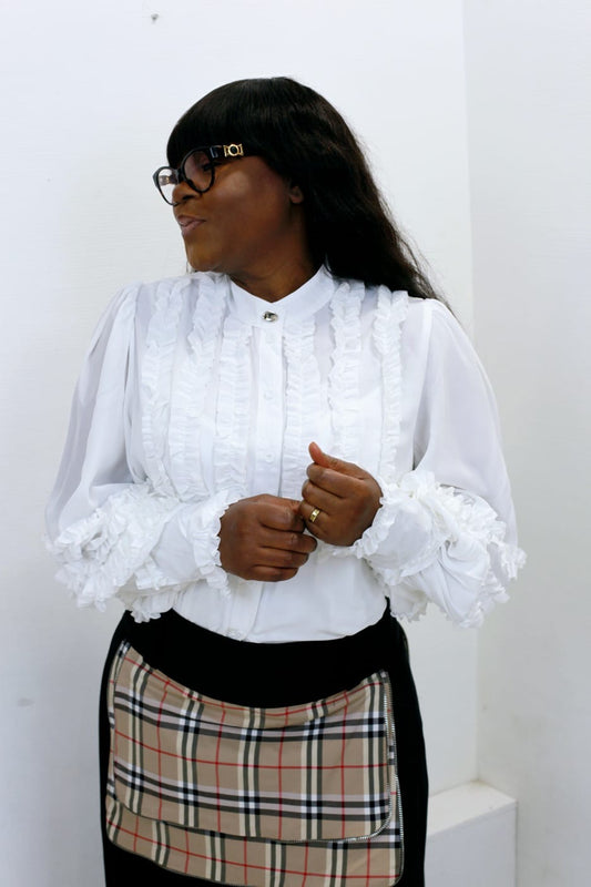 Blouse Bouffante Blanche